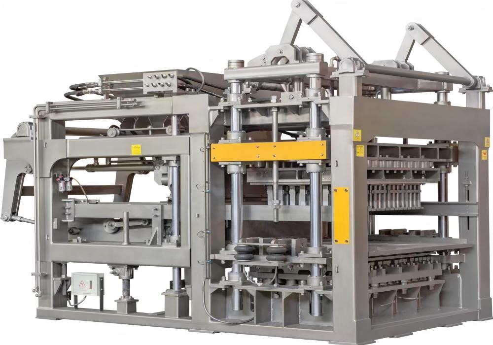 Machine automatique de fabrication de pavés autobloquants à mélange de couleurs QT9-15