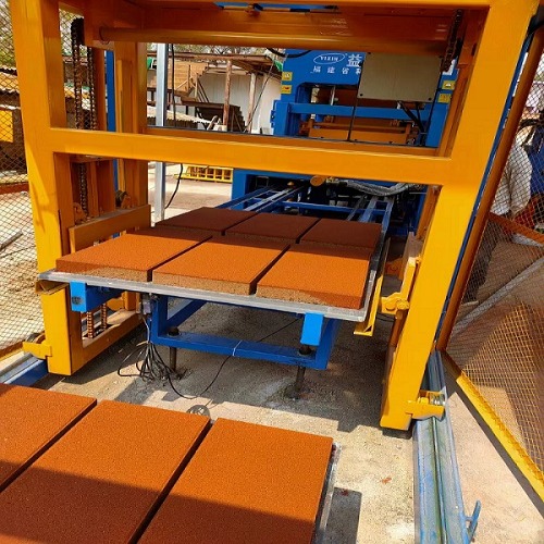 solid block making machine block stacker