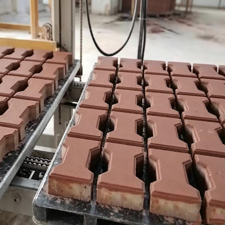 holland paver block forming equipment